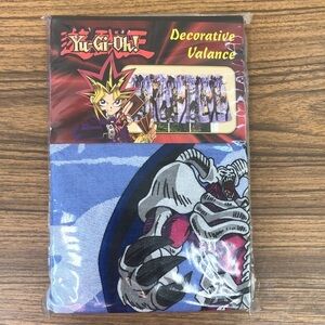 NWT Collectible Yu-Gi-Oh Decorative Valance Curtain Cotton/Poly Blend 85” x 16”